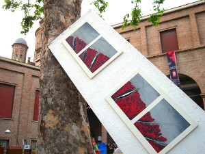 'View of Urbania from the pinnacle' installation